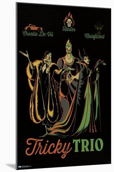 Disney Villains - Tricky Trio-Trends International-Mounted Poster
