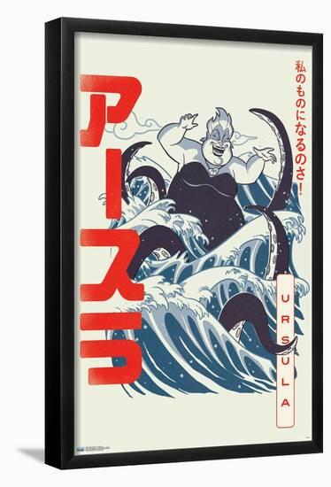 Disney Villains - Ursula Wave-Trends International-Framed Poster