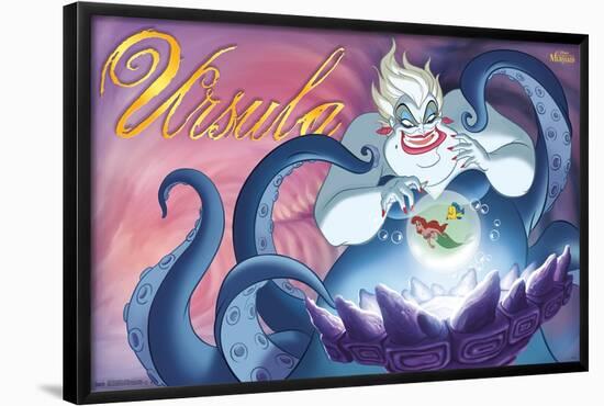 Disney Villains - Ursula-Trends International-Framed Poster