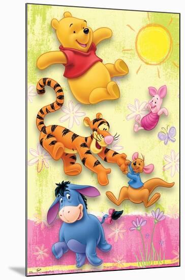 Disney Winnie The Pooh - Sunshine-Trends International-Mounted Poster