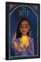 Disney Wish - Asha & Star-Trends International-Framed Poster