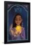 Disney Wish - Asha & Star-Trends International-Framed Poster