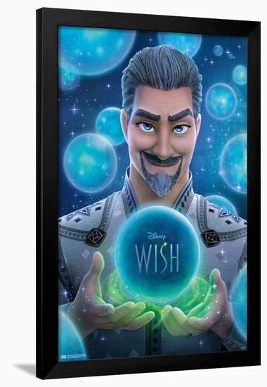 Disney Wish - King Magnifico One Sheet-Trends International-Framed Poster