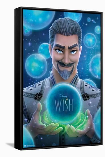 Disney Wish - King Magnifico One Sheet-Trends International-Framed Stretched Canvas