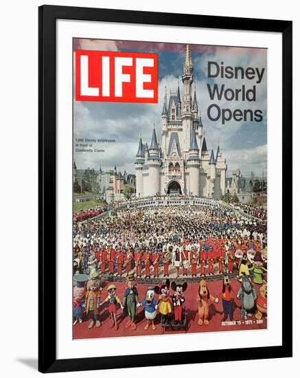 Disney World Opens, October 15, 1971-Yale Joel-Framed Photographic Print