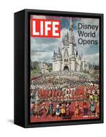 Disney World Opens, October 15, 1971-Yale Joel-Framed Stretched Canvas