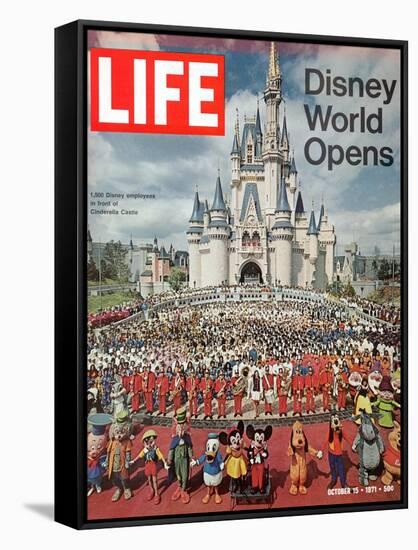 Disney World Opens, October 15, 1971-Yale Joel-Framed Stretched Canvas