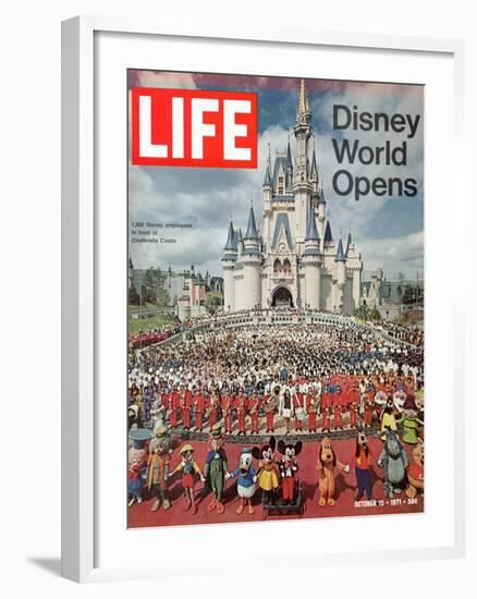 Disney World Opens, October 15, 1971-Yale Joel-Framed Photographic Print