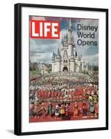 Disney World Opens, October 15, 1971-Yale Joel-Framed Photographic Print