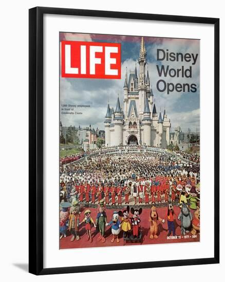 Disney World Opens, October 15, 1971-Yale Joel-Framed Photographic Print