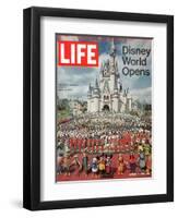 Disney World Opens, October 15, 1971-Yale Joel-Framed Premium Photographic Print