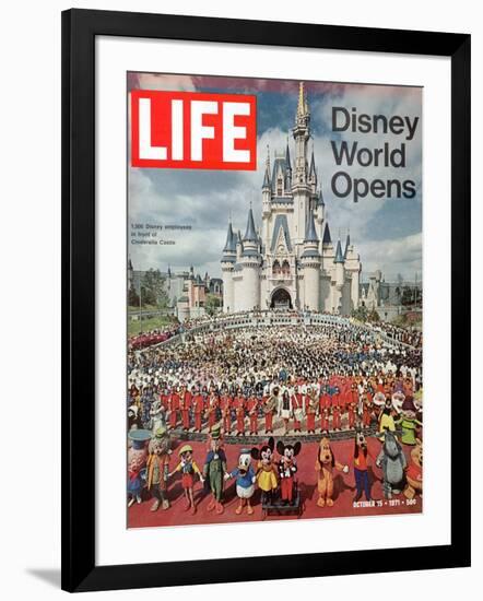 Disney World Opens, October 15, 1971-Yale Joel-Framed Photographic Print