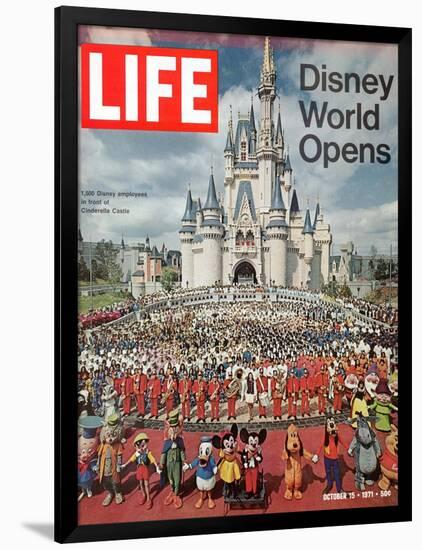 Disney World Opens, October 15, 1971-Yale Joel-Framed Photographic Print