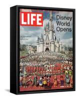 Disney World Opens, October 15, 1971-Yale Joel-Framed Stretched Canvas