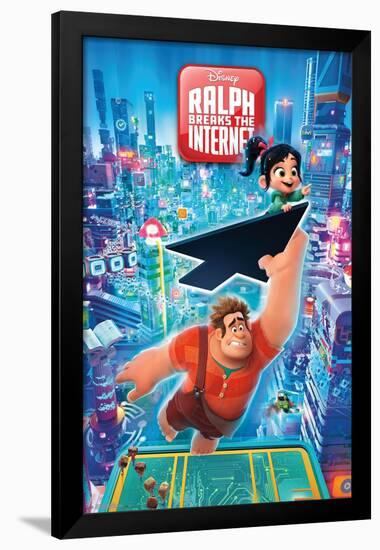 Disney Wreck It Ralph: Ralph Breaks The Internet - One Sheet-Trends International-Framed Poster