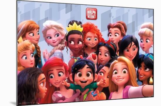 Disney Wreck It Ralph: Ralph Breaks The Internet - Princess-Trends International-Mounted Poster