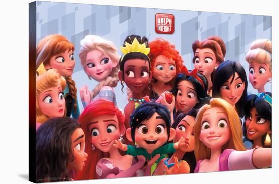 Disney Wreck It Ralph: Ralph Breaks The Internet - Princess-Trends International-Stretched Canvas