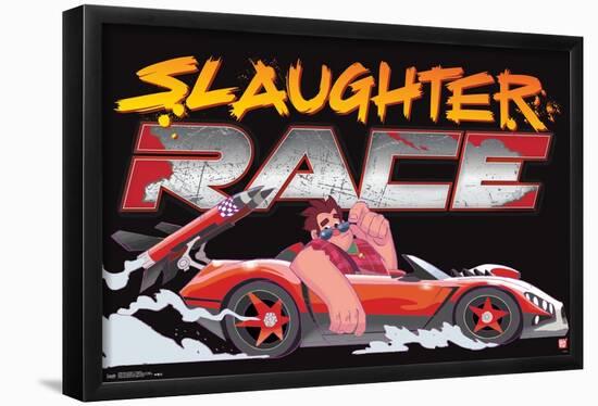 Disney Wreck It Ralph: Ralph Breaks The Internet - Slaughter-Trends International-Framed Poster