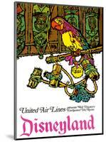 Disneyland - Walt Disney's Enchanted Tiki Room - United Air Lines-Jabavy-Mounted Art Print