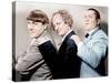 Disorder in the Court, Moe Howard, Larry Fine, Curly Howard, (aka The Three Stooges)-null-Stretched Canvas