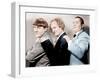 Disorder in the Court, Moe Howard, Larry Fine, Curly Howard, (aka The Three Stooges)-null-Framed Photo