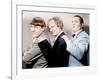 Disorder in the Court, Moe Howard, Larry Fine, Curly Howard, (aka The Three Stooges)-null-Framed Photo