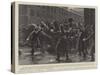 Disorderly Emigrants at Liverpool, a Consignment of Spanish Donkeys-null-Stretched Canvas