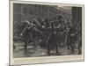 Disorderly Emigrants at Liverpool, a Consignment of Spanish Donkeys-null-Mounted Giclee Print