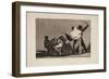 Disparate Conocido. ¡Qué Guerrero!, 1815-1819-Francisco de Goya-Framed Giclee Print