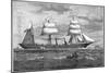 Dispatch Vessel HMS Iris, C1880-null-Mounted Giclee Print