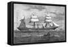 Dispatch Vessel HMS Iris, C1880-null-Framed Stretched Canvas