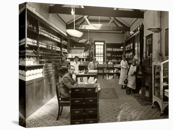 Dispensary, Napsbury War Hospital, Hertfordshire-Peter Higginbotham-Stretched Canvas