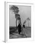 Displaced Person Returning Home from German Prison Camp, Walking Down Country Road-Ralph Morse-Framed Photographic Print