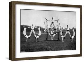 Display by the Aldershot Gymnastic Staff, Hampshire, 1896-Gregory & Co-Framed Giclee Print