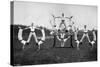 Display by the Aldershot Gymnastic Staff, Hampshire, 1896-Gregory & Co-Stretched Canvas