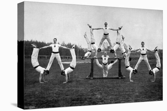 Display by the Aldershot Gymnastic Staff, Hampshire, 1896-Gregory & Co-Stretched Canvas