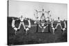 Display by the Aldershot Gymnastic Staff, Hampshire, 1896-Gregory & Co-Stretched Canvas