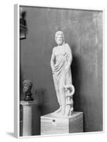 Display of Aesculapius Statue-null-Framed Photographic Print