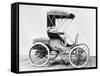 Display of an Early Winston Automobile-null-Framed Stretched Canvas