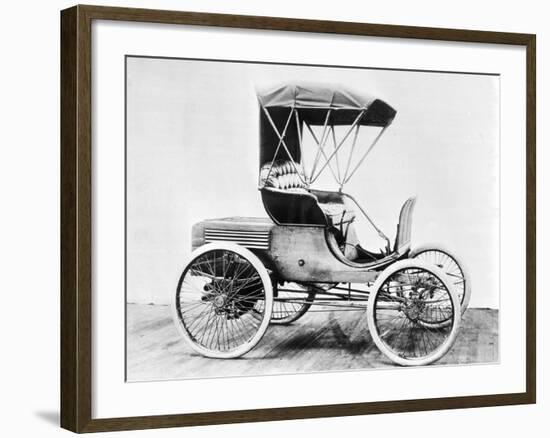 Display of an Early Winston Automobile-null-Framed Photographic Print