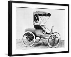 Display of an Early Winston Automobile-null-Framed Photographic Print