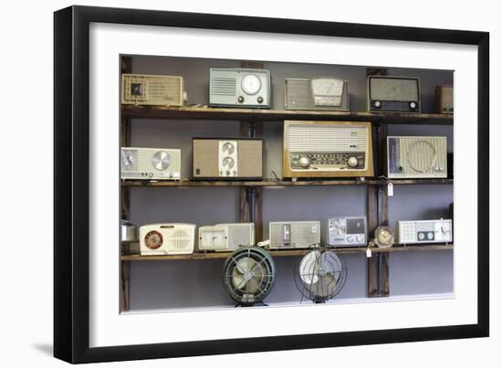 Display of Antique Radios, Las Vegas, Nevada. Usa-Julien McRoberts-Framed Photographic Print