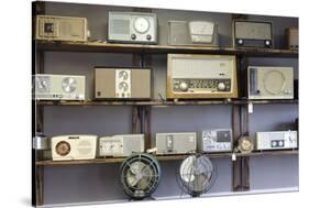 Display of Antique Radios, Las Vegas, Nevada. Usa-Julien McRoberts-Stretched Canvas