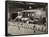 Display of Cold Meat in the Kitchen of the Commodore Hotel, 1919-Byron Company-Framed Stretched Canvas