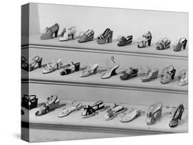 Display of Ferragamo Shoes-Alfred Eisenstaedt-Stretched Canvas