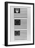 Display of Flags-null-Framed Giclee Print