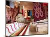 Display of Local Cloths and Carpets, Mides Oasis, Tunisia, North Africa, Africa-Dallas & John Heaton-Mounted Photographic Print