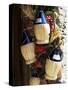 Display of Local Wine for Sale, Siena, Tuscany, Italy-Ruth Tomlinson-Stretched Canvas