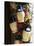 Display of Local Wine for Sale, Siena, Tuscany, Italy-Ruth Tomlinson-Stretched Canvas