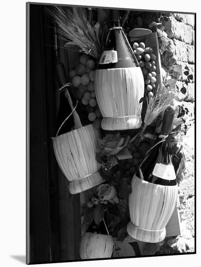 Display of Local Wine for Sale, Siena, Tuscany, Italy-Ruth Tomlinson-Mounted Photographic Print